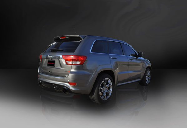 Alternative view of CORSA Jeep SRT WK2 Black Sport Cat-Back Exhaust (2012-2021)