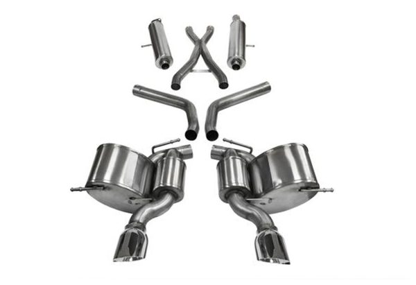 CORSA Jeep SRT WK2 Polished Sport Cat-Back Exhaust