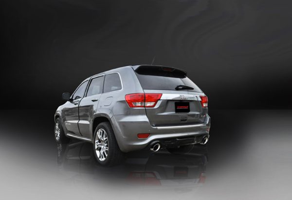 Alternative view of CORSA Jeep SRT WK2 Polished Sport Cat-Back Exhaust (2012-2021)