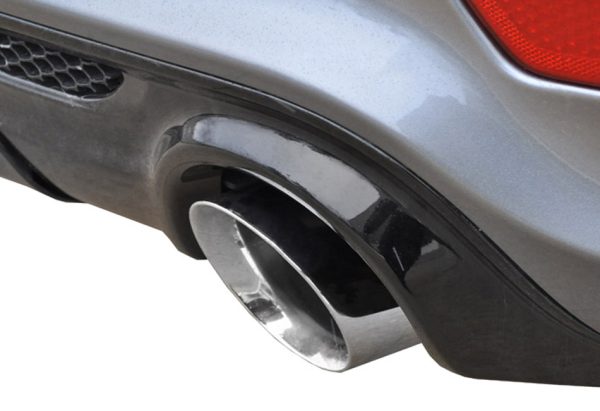 CORSA Jeep SRT WK2 Polished Sport Cat-Back Exhaust (2012-2021) - Image 3