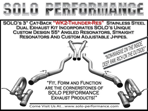Solo Performance Jeep SRT WK2 Cat Back (2012-2021) - Image 3