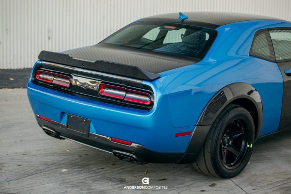 Anderson Composites Challenger Carbon Fiber Rear Spoiler Type-SA