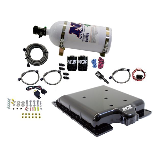 Nitrous Express Billet Supercharger Lid w/ Integrated Nitrous (6.2L Supercharged)