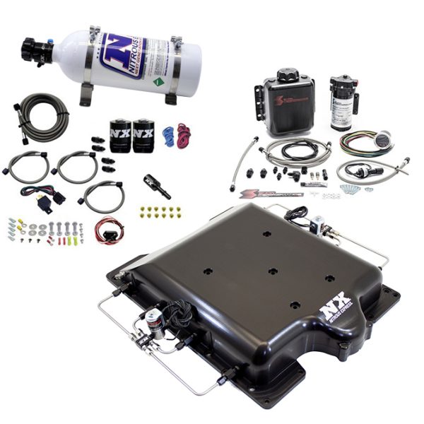 Nitrous Express Billet Supercharger Lid w/ Integrated Nitrous & Water Methanol (6.2L Supercharged) - Image 4
