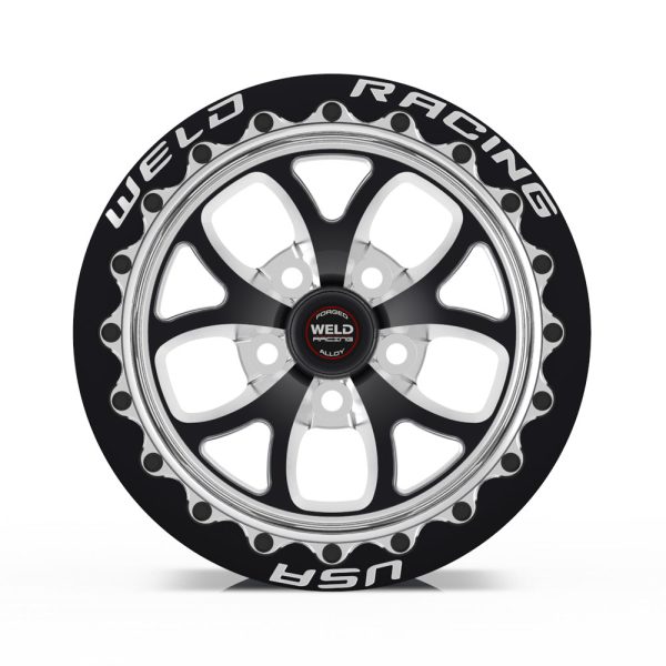 Alternative view of Weld Racing S76 Beadlock Rear (17x10) 3-Piece Forged
