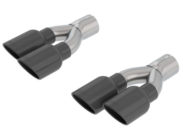 Borla Quad Tip Kit Black Chrome (Jeep Trackhawk) 2018-2021