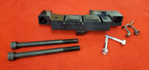 Alternative view of TBA Machine Jeep Trackhawk Diff. Brace (2018-2021)