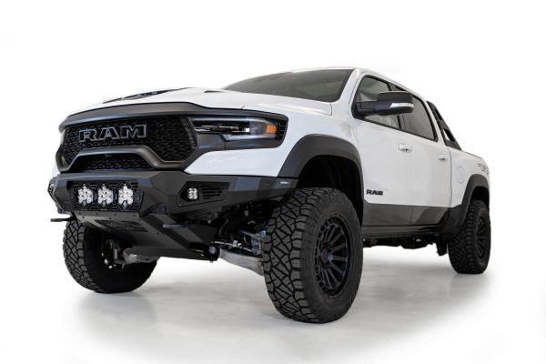 Alternative view of Addictive Desert Designs Bomber Front Bumper (Ram TRX) 2021-2024 Baja Lights
