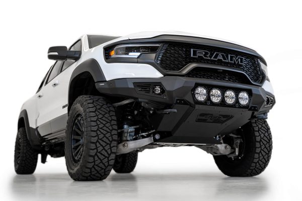 Alternative view of Addictive Desert Designs Bomber Front Bumper (Ram TRX) 2021-2024 RIGID Lights