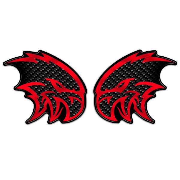 Jeep Trackhawk Carbon Fiber HAWK Fender Badge (2018-2021)