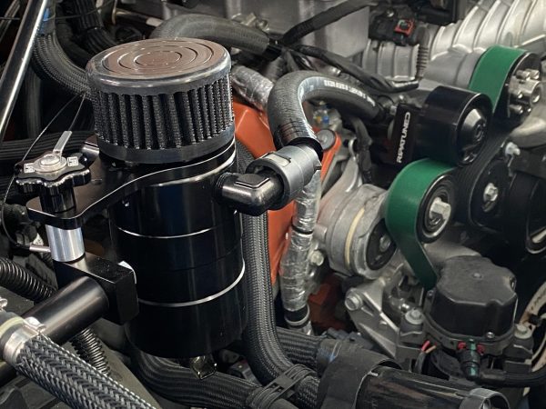 Alternative view of UPR Catch Can with Breather (Ram TRX)