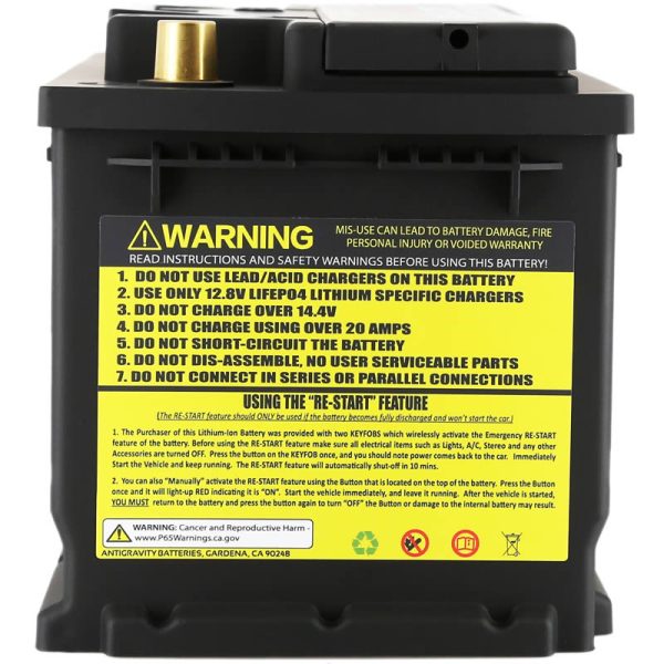 Antigravity Lightweight H7/Group-94R Lithium Battery - Image 4