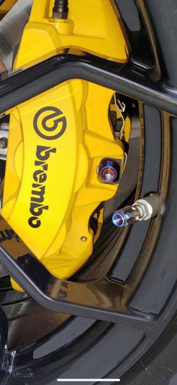 Alternative view of Titanium Caliper Bolts (Brembo Calipers)