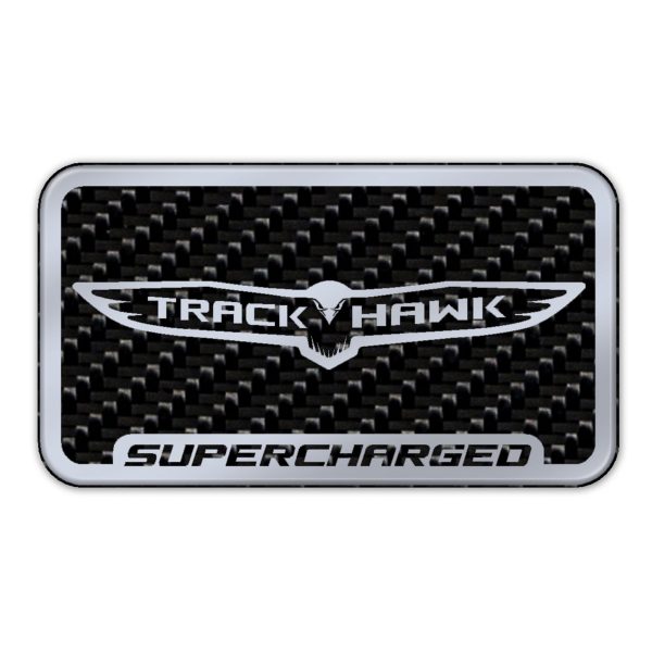 Jeep Trackhawk Carbon Fiber Supercharger Badge