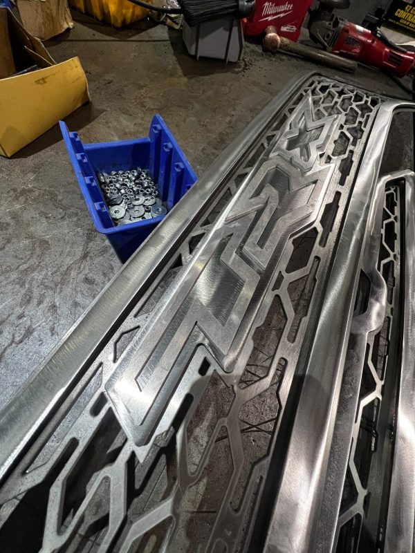 AWC Grilles RAW Stainless Steel Front Grille (Ram TRX) 2021-2024 - Image 10