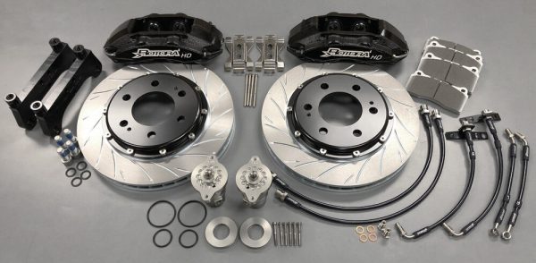Rotora Front & Rear HD Brake Kit W/ Custom Colors