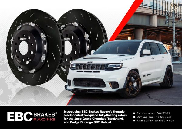 EBC Brakes Front 2 Piece Floating Rotors (Trackhawk/Durango Hellcat) - Image 3