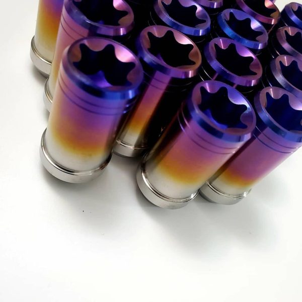 14x1.5 Inside Key Lug Nuts (Titanium) - Image 4