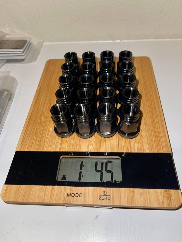 14x1.5 Open Ended Lug Nuts (Titanium) - Image 7