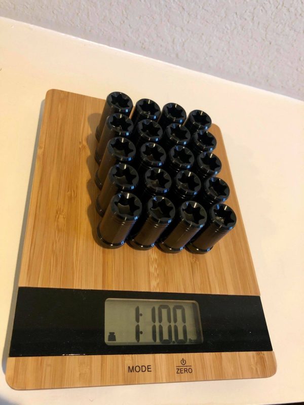 Alternative view of 14x1.5 Inside Key Lug Nuts (Titanium)