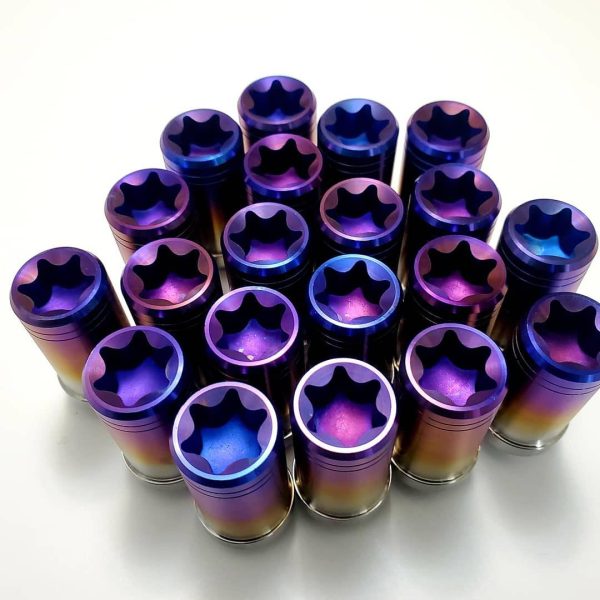 14x1.5 Inside Key Lug Nuts (Titanium) - Image 6