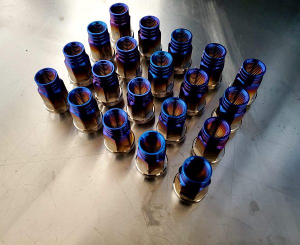14x1.5 Open Ended Lug Nuts (Titanium) - Image 4