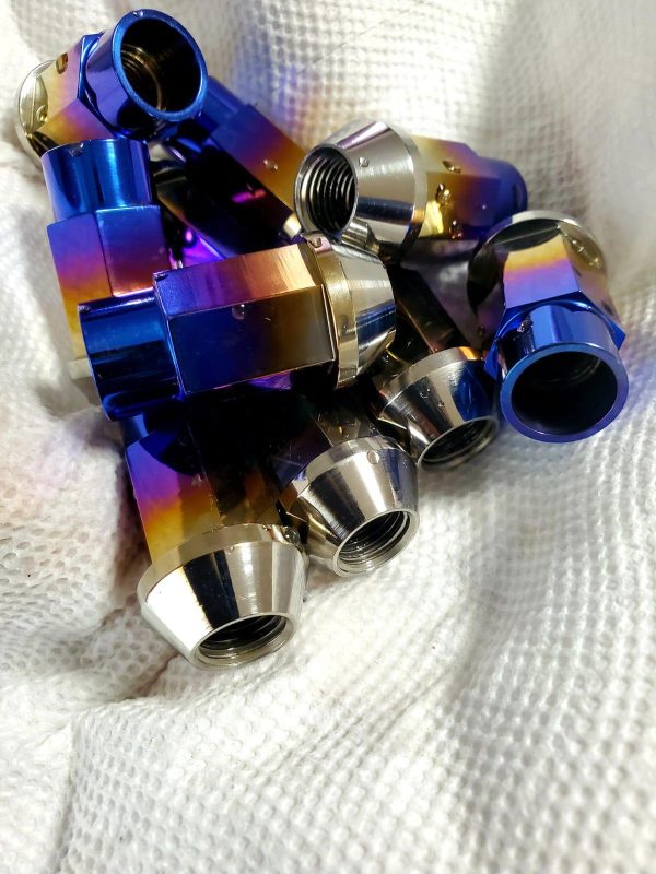 Alternative view of 14x1.5 Open Ended Lug Nuts (Titanium)