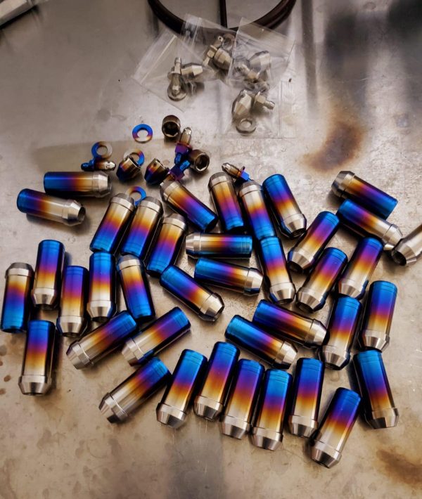14x1.5 Inside Key Lug Nuts (Titanium) - Image 7