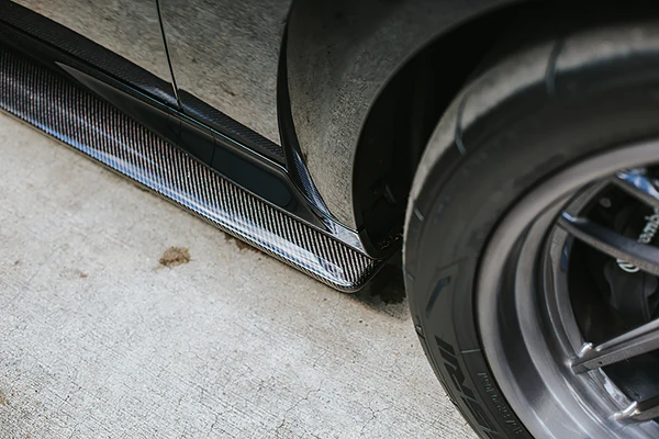 Anderson Composites Carbon Fiber Rocker Panel Splitters (Dodge Charger Hellcat Widebody) 2020-2023 - Image 7