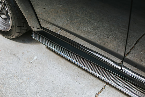 Anderson Composites Carbon Fiber Rocker Panel Splitters (Dodge Charger Hellcat Widebody) 2020-2023 - Image 8