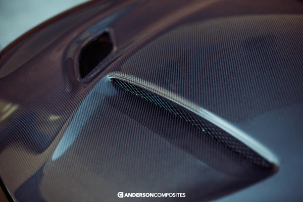 Anderson Composites OE Carbon Fiber Hood (Charger) 2015-2023 - Image 4