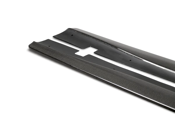 Anderson Composites Carbon Fiber Rocker Panel Splitters (Dodge Charger Hellcat Widebody) 2020-2023 - Image 4