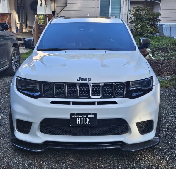 Alternative view of Carbon Creations GR Tuning Front Lip (Jeep Grand Cherokee 2017-2021) Carbon Fiber