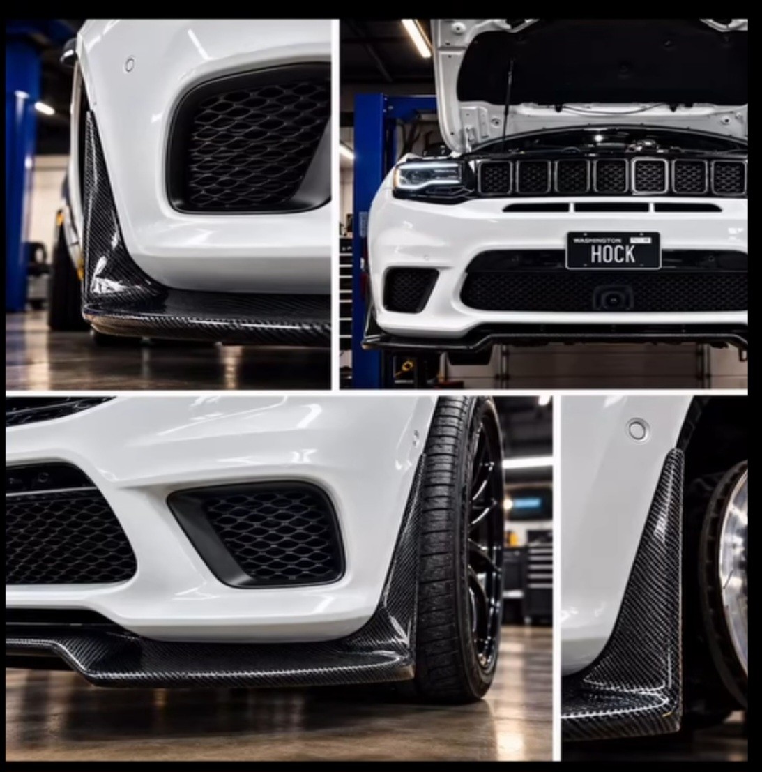 Carbon Creations GR Tuning Front Lip (Jeep Grand Cherokee 2017-2021) Carbon Fiber - Image 3