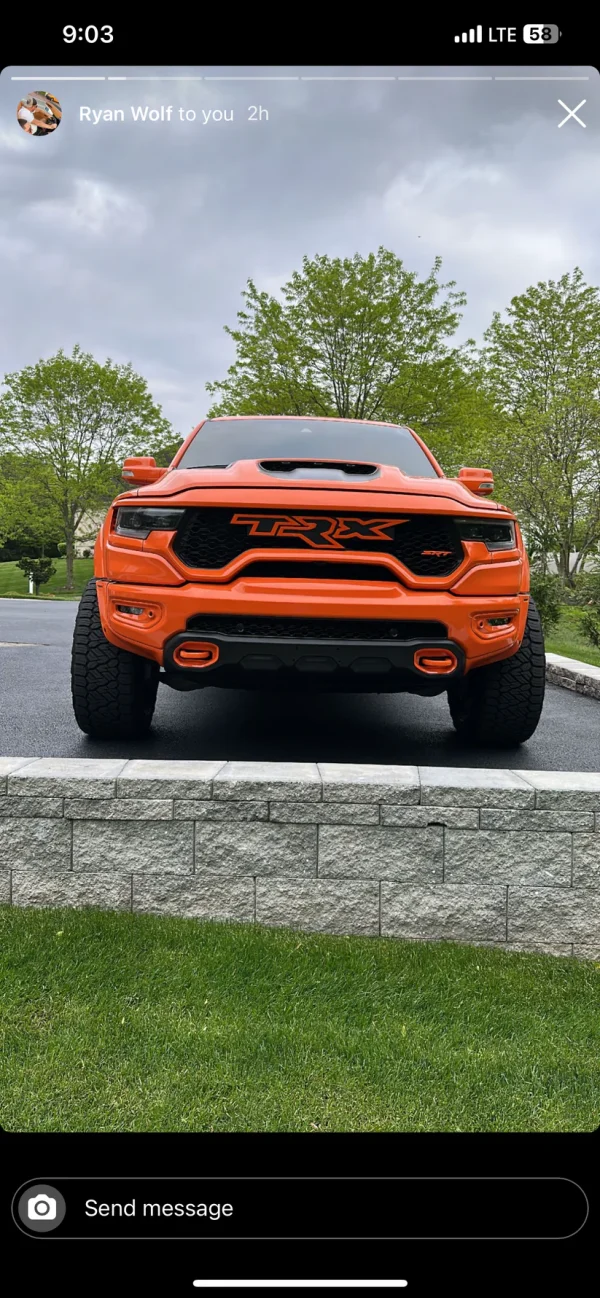 Alternative view of TRX Grille replacement badge