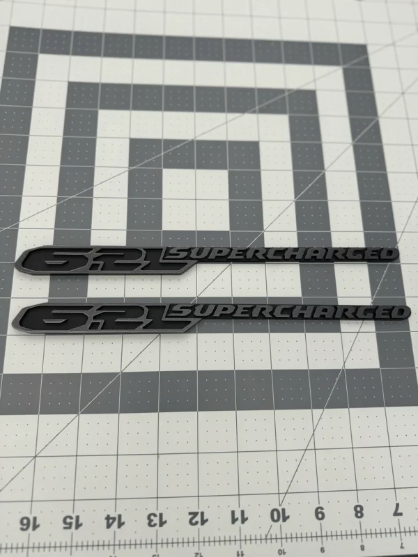 Alternative view of 6.2L Supercharged pair