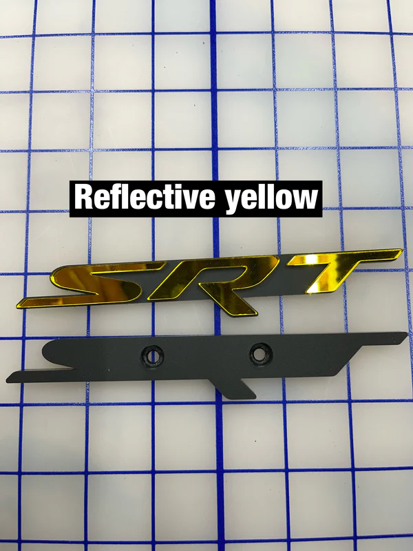 Alternative view of SRT Grille badge