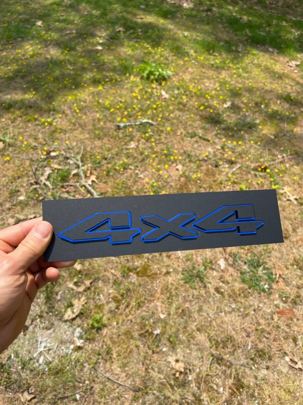 Alternative view of 4x4 OEM tailgate badge
