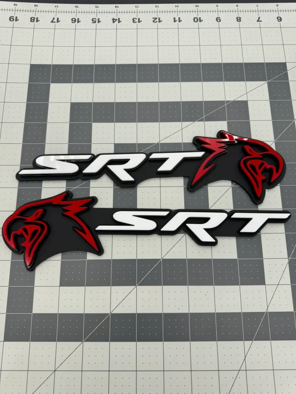 SRT Hellhawk V1 combo badge pair - Image 2