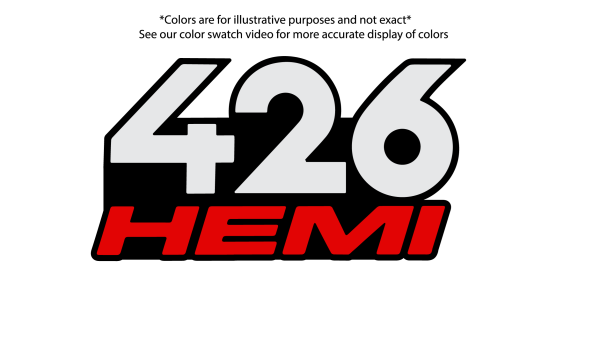 426 Hemi grille badge