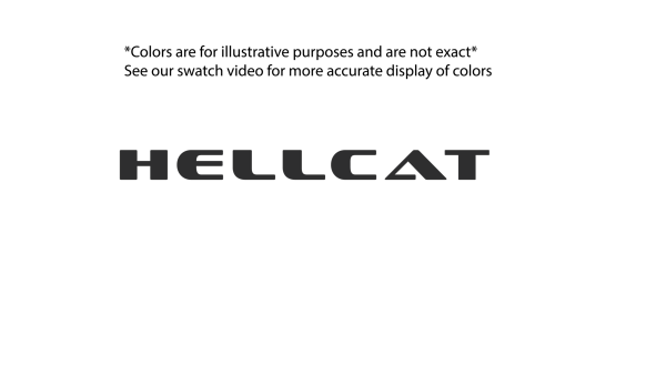 Hellcat text badge