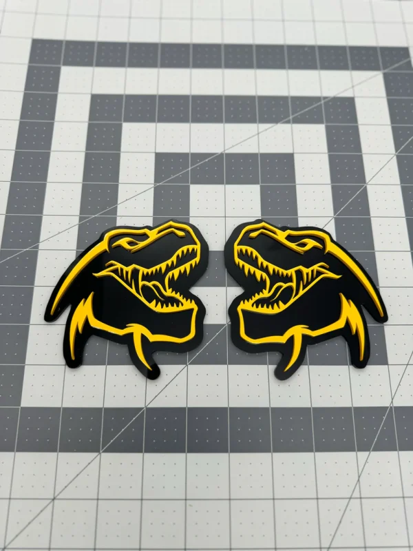TREX head badge pair