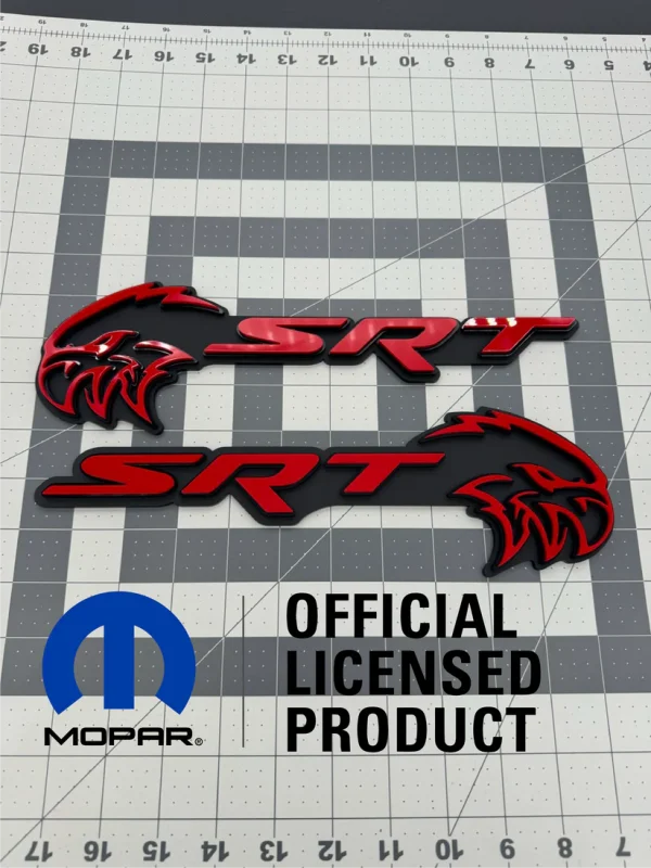 SRT Hellhawk V2 combo badge pair - Image 4