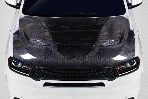 Carbon Creations Hellcat Look Hood (Dodge Durango 2011+) Carbon Fiber