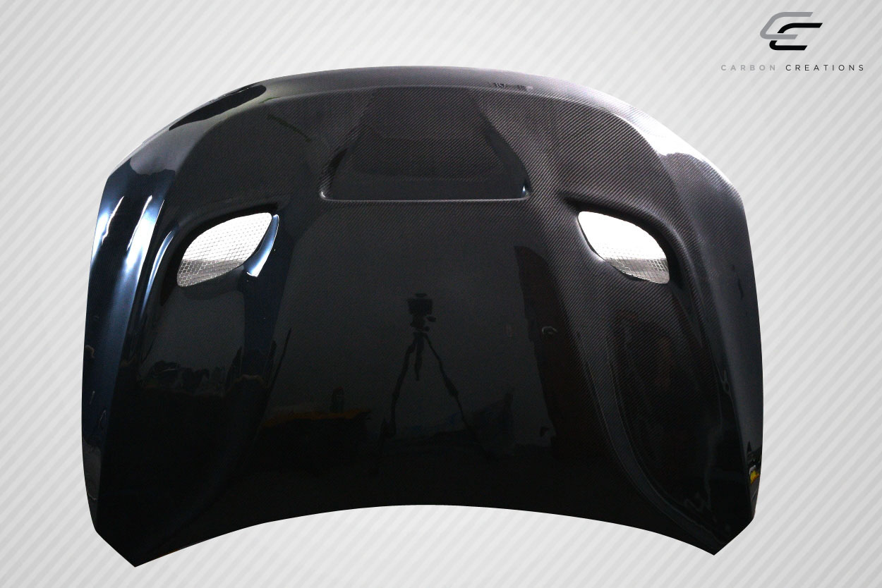 Carbon Creations Hellcat Look Hood (Dodge Durango 2011+) Carbon Fiber - Image 8