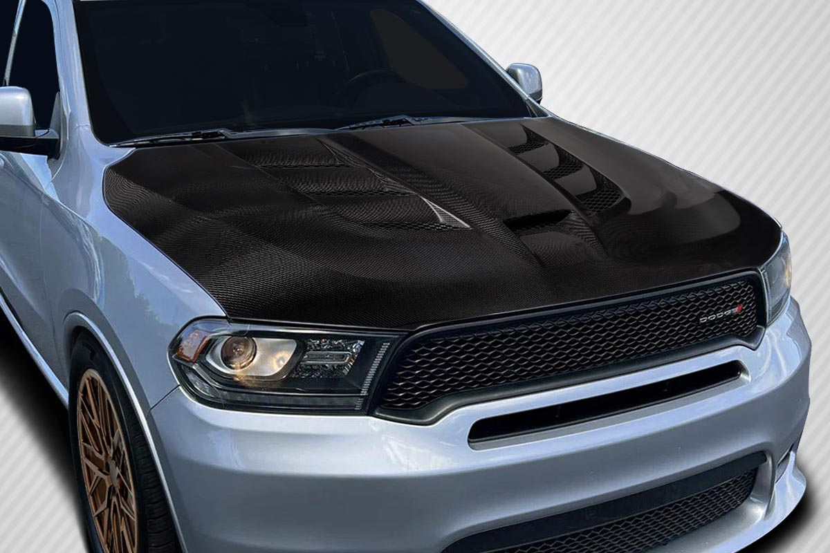 Carbon Creations Viper Hood (Dodge Durango 2011+) Carbon Fiber - Image 3