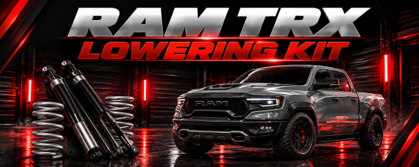 Ram TRX Lowering Kit (CarbonShocks) Street or Drag Tuned