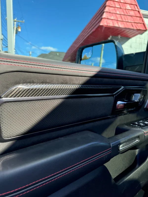 Alternative view of Carbon Fiber Door Applique Covers (Ram TRX / RHO)