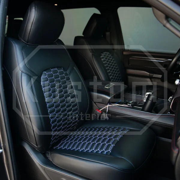 Kustom Interior Premium Leather Seat Covers Kit (Ram TRX / RHO)