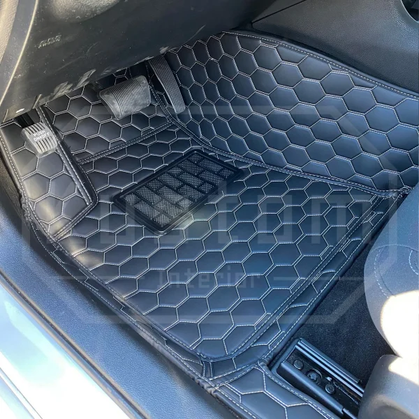 Kustom Interior Honeycomb Leather Floor Mat (Ram TRX) - Image 5